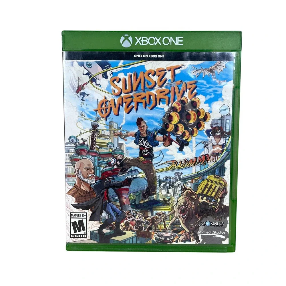 Xbox One Sunset Overdrive - Xbox Video Games Fully Tested Works Clean Gaming EUC
